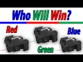 Red vs Green vs Blue Laser Sight Comparison Visibility in Daylight Test