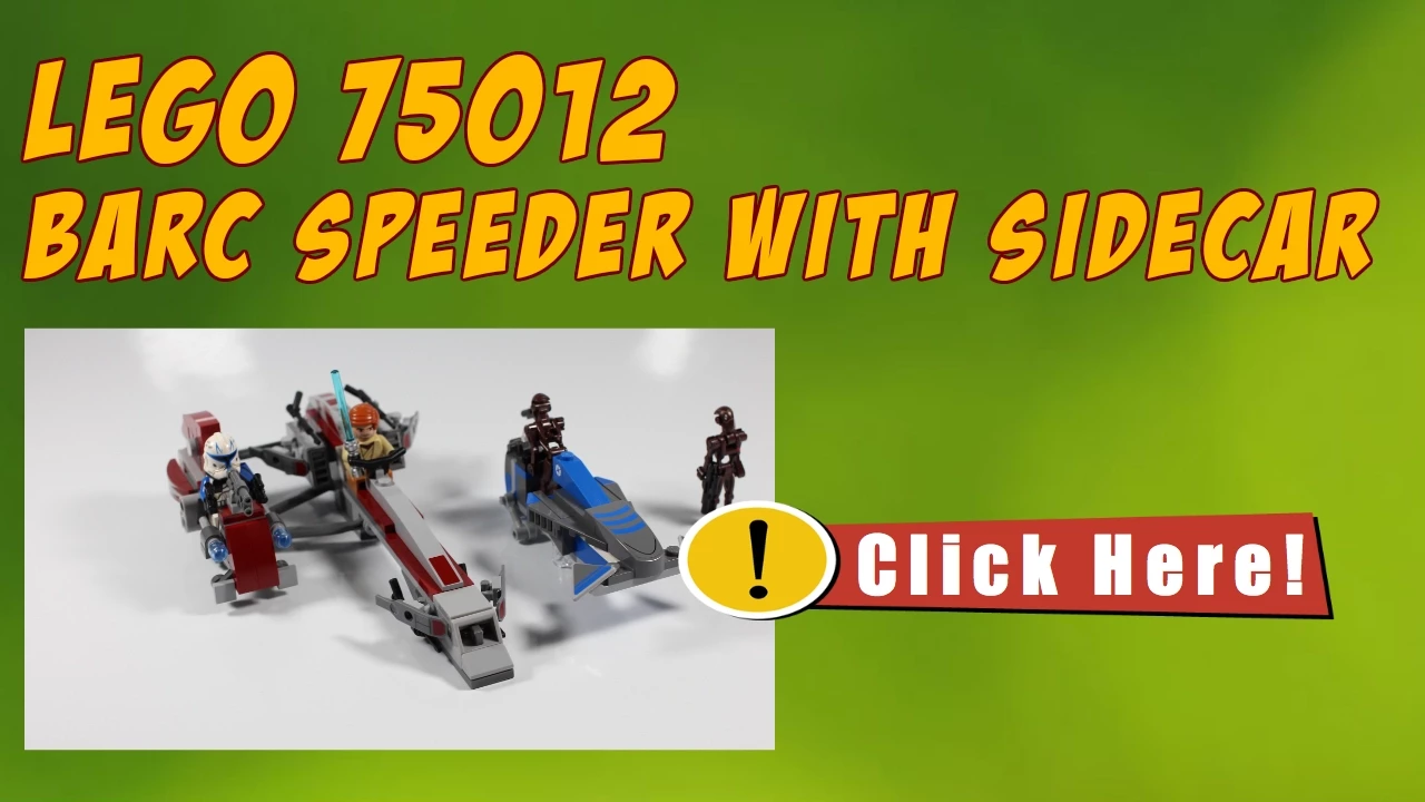 Review on LEGO Star Wars 75012 BARC Speeder with Sidecar