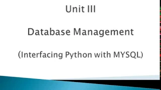 Python - MySQL Connectivity Step by Step Guide