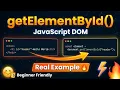 Learn getElementById in JavaScript with Real Example DOM Tutorial