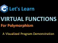 Let s Learn how Virtual Functions are used for Polymorphism with Visualized Program C Process Flow