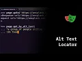 Playwright Python - Alt Text Locator