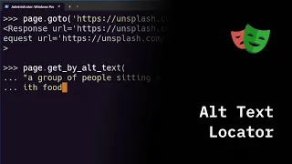 Playwright Python - Alt Text Locator