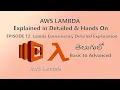 Master Serverless AWS Lambda Concurrency Maximize Performance Scale 2024 Guide In Telugu