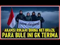 Download Lagu TAK TERIMA DIHINA NETIZEN BRAZIL ⁉️ PARA BULE BELA INDONESIA, KASIH PAHAM NGERINYA ALAM RINJANI ‼️