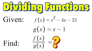 Operations of Functions Part 3