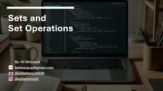 11 Sets and Set Operations - Python Crash Course