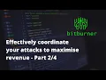 Effectively coordinate attacks to maximise revenue - P