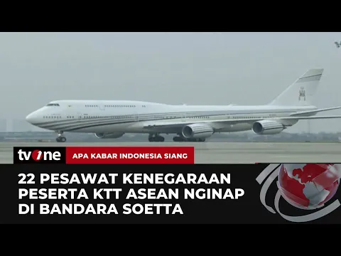 22 Pesawat Anggota KTT ASEAN Menginap di Bandara Soetta
