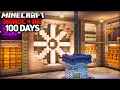 I Survived 100 Days Building a Create Mod Underground Base in Minecraft Hardcore