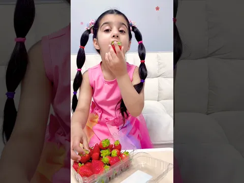 Learn to wash the fruits before eating - healthy habits for kids #kidsvideo #kidsshorts