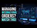 International Personal Shopping Cross-Border Order Management Dashboard PHP MySQL