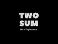 Two Sum - Hashmap