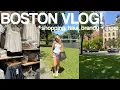 BOSTON VLOG shopping haul brandy melville more