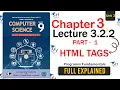 Class 9 Computer Science - Unit 3 Lecture 3 2 2 Part 1 NBF Programming Fundamentals HTML Tags