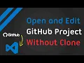 How to Open GitHub Repository Without Cloning With VsCode