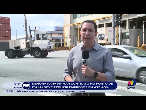 Demora para firmar contrato no Porto de Itajaí deve reduzir empregos em até 40%