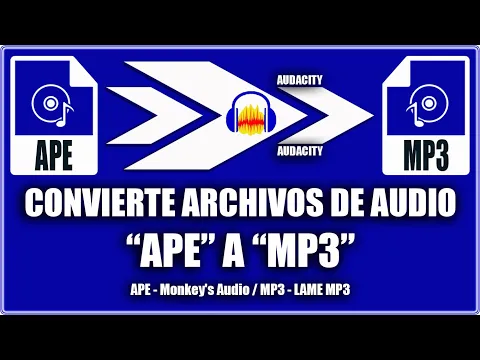 Download MP3 Convertir audio ape a mp3 - Audacity