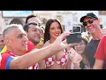 Ivana Knoll u centru Dohe na snimanju emisije Shoot for love
