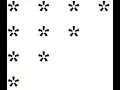 Java Reverse Right Angle Triangle Pyramid pattern