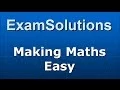 Trig Equation C2 Edexcel June 2010 Q5 ExamSolutions Maths Revision
