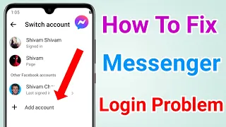 How to fix messenger login problem Facebook messenger login problem solved