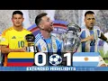 Argentina 1-0 Colombia Copa America Final 2024 Extended Highlights