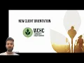 WCHC New Client Orientation