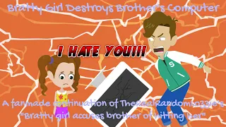 Vyond Bratty Girl Destroys Brother s Computer