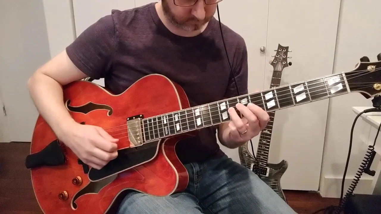 Green's Greenery solo transcription on guitar Green's Greenery solo transcription on guitar