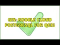 GIS Google Cloud PostgreSQL for QGIS