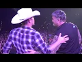 Justin Moore Celebrates Father's Day by Bringing His Dad on Stage to Sing "Small Town USA"