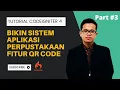 CODEIGNITER 4 - TUTORIAL SISTEM APLIKASI PERPUSTAKAAN FITUR QR CODE 2 SETTING INTERFACE