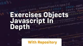 Exercises objects javascript in depth