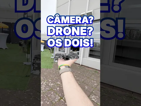 Uma câmera? Ou um drone?! É a HoverAir Versa!