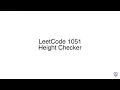 LeetCode 1051 Height Checker
