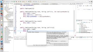 Java Default Constructors and Constructor Overloads