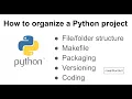 Coding Demo organize a Python project