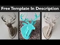Cardboard Deer Head Mount - DIY