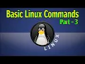 14 Linux Basic Commands Part - 3 Linux The KERNEL