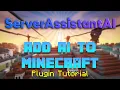 Add an AI ASSISTANT to your Minecraft Server ServerAssistantAI Plugin Tutorial