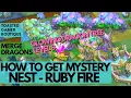 Merge Dragons Glowing Dragon Tree Level 8 How To Get Ruby Fire Mystery Nest