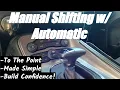 How to Manual Shift in an Automatic Car