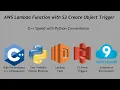 AWS C Lambda with Python Handler Build on Cloud9