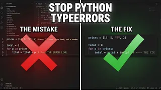 Python TypeError The Mistake Beginners Make with Type Mixing