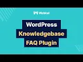 WordPress Knowledgebase FAQ Plugin