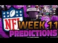 NFL WEEK 11 PREDICTIONS 2018 SEASON