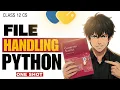 Class 12 Computer Science 083 I Python File Handling I BOARDS I ONE SHOT 2025-26
