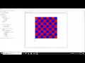 Python color chessboard