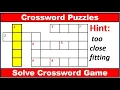 Crossword Puzzles Don t miss to solve puzzle today English Crossword Crossword Puzzle for Fun